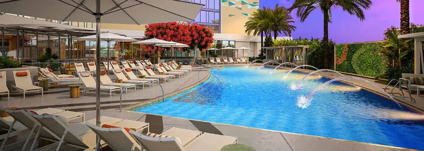 Pool at Walt Disney World Swan Reserve hotel